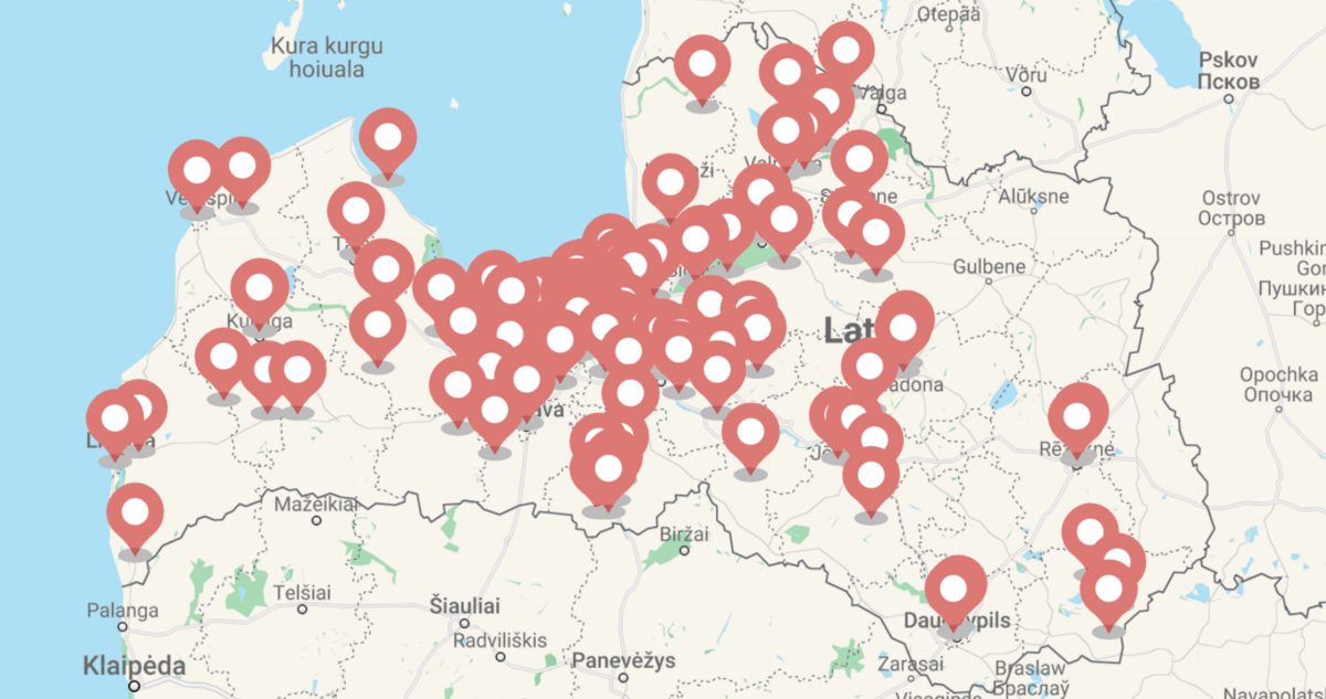 Skolu vakanču karte. Skolu vakanču karte.
