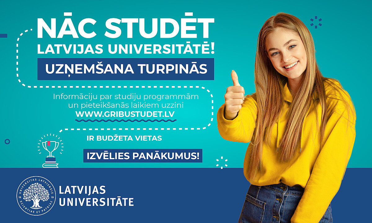 Papilduzņemšana Latvijas Universitātē Turpinās uzņemšana studijām LU